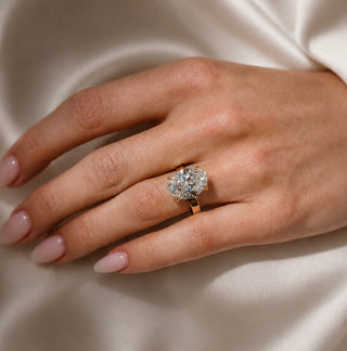 1 ct cultured diamond ring