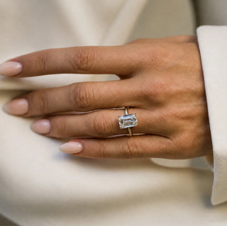 Esmeralda solitario · 5 ct