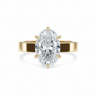Ring with cultured diamond 0.50 ct