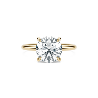 3 ct cultured diamond ring