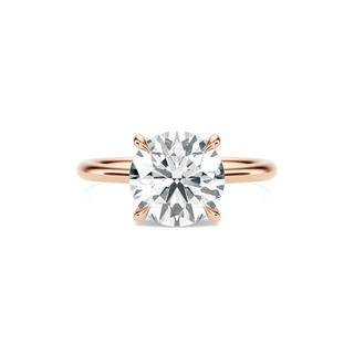 3 ct cultured diamond ring