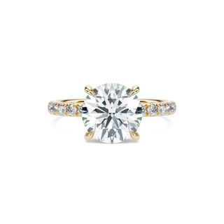 Anillo con diamantes de laboratorio redondo 3.70 ct