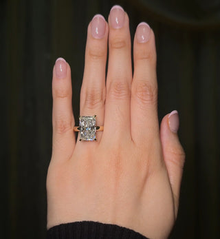 1 ct cultured diamond ring