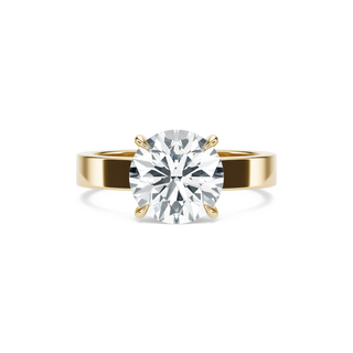 3 ct cultured diamond ring