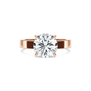 3 ct cultured diamond ring