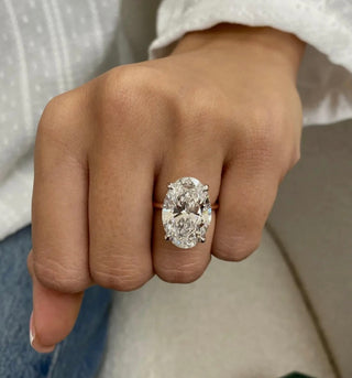 Ring with cultured diamond 0.50 ct