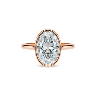 Ring with cultured diamond 0.50 ct