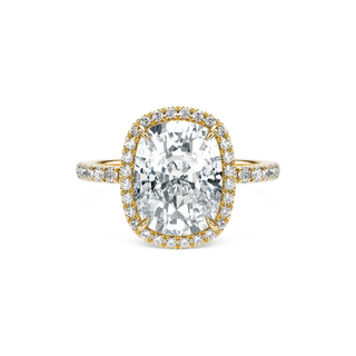 Ring with cultured diamonds 0.80 ct