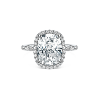 Ring with cultured diamonds 0.80 ct