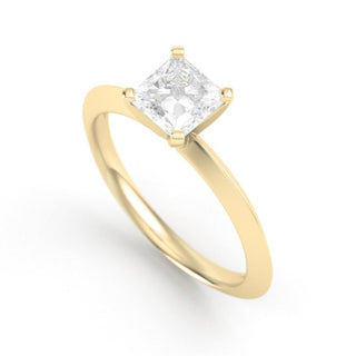 Anillo con diamante natural 1 ct