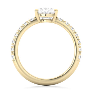 Anillo con diamantes de laboratorio 2.50 ct