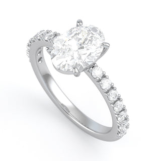 Anillo con diamantes de laboratorio 2.50 ct