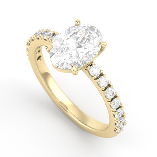 Anillo con diamantes de laboratorio 2.50 ct