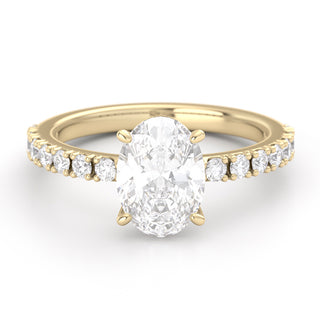 Anillo con diamantes de laboratorio 2.50 ct