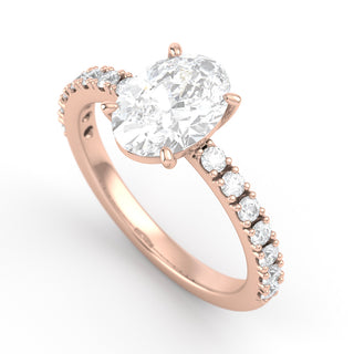 Anillo con diamantes de laboratorio 2.50 ct