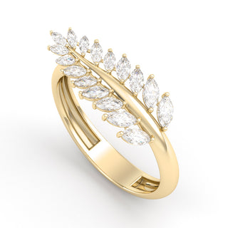 Ring with diamonds or moissanites 1.50 ct