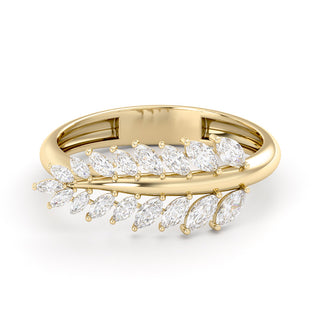 Ring with diamonds or moissanites 1.50 ct