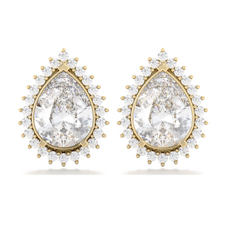 Earrings with moissanites 3.5 ct