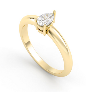 Ring with moissanite 0.50 ct