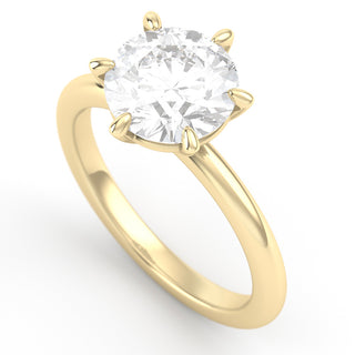Anillo con diamante de laboratorio 3 ct