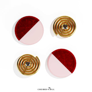 Spiral earrings