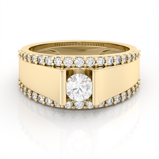 Ring with diamonds or moissanites 1.65 ct