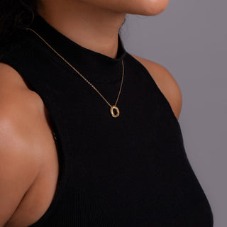 Spiral necklace in 10k,14k or 18k gold