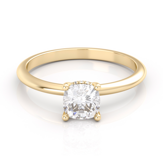 Ring with moissanites 0.86 ct