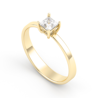 Ring with moissanite 0.40 ct