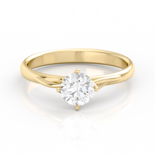 Ring with moissanite 0.80 ct