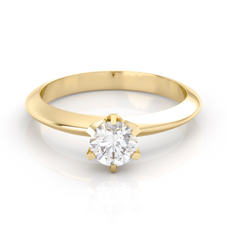 Ring with moissanite 0.50 ct